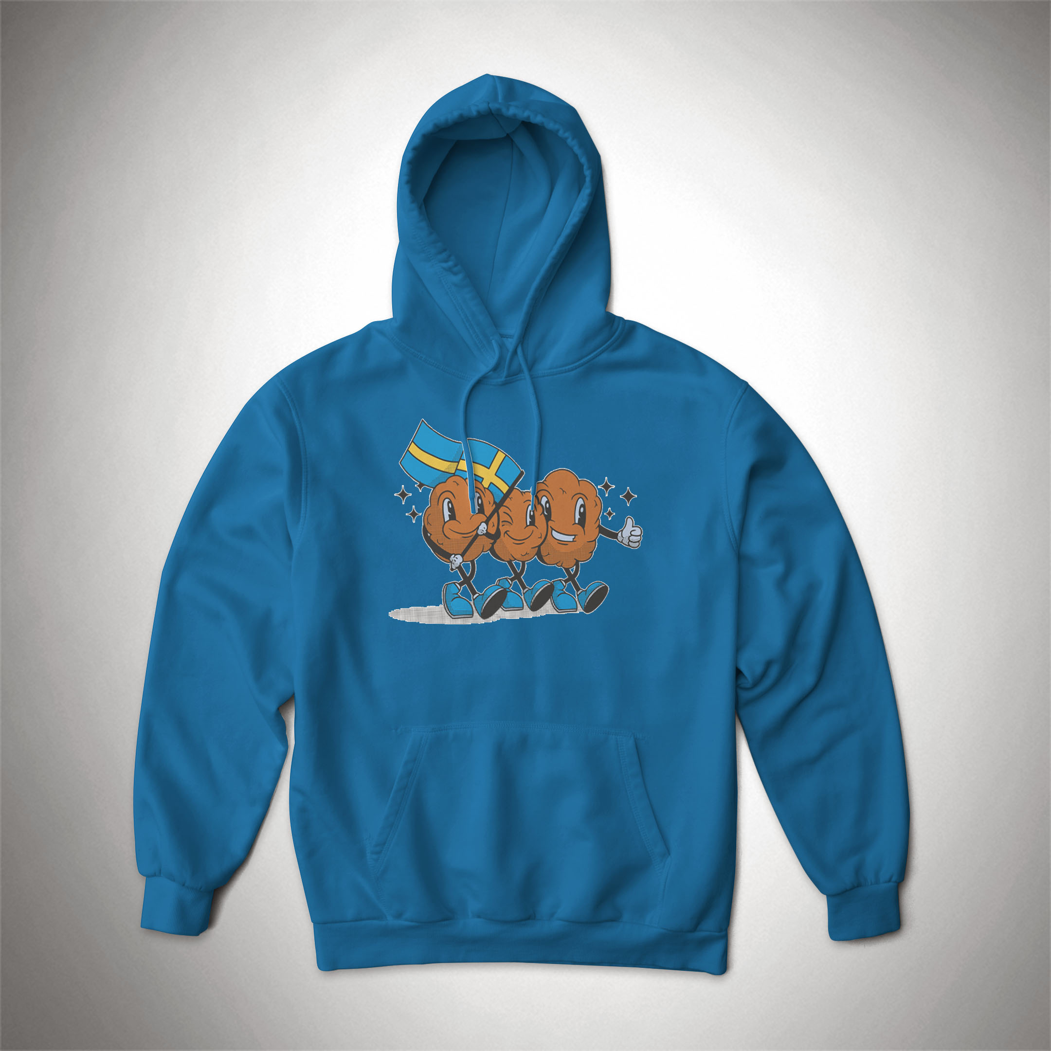 fleischbällchen-mit-schwedenflagge-blau