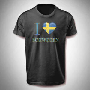 Shirt 'I love SCHWEDEN'